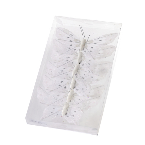 Holly & Ivy | White Butterfly Set