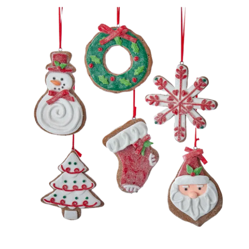 Claydough Christmas Cookie Ornaments