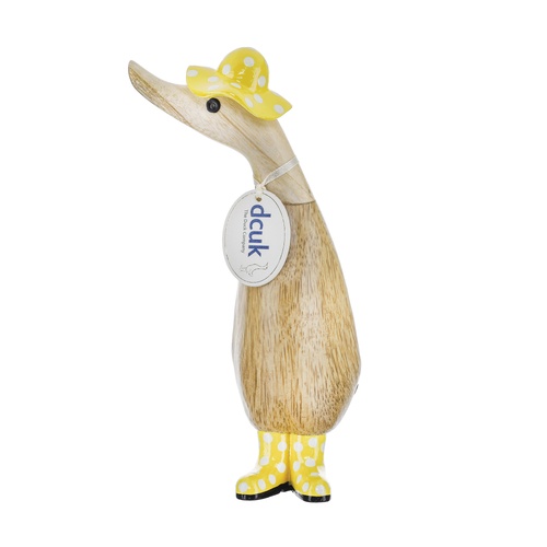 DCUK | Spotty Hat Duckling | Yellow