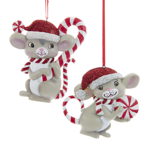 Kurt Adler | Peppermint Mouse | CandyCane