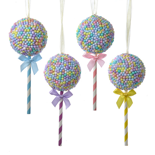 Kurt Adler | Bubblegum Lollipop Ornaments