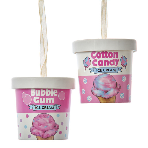 Kurt Adler | Ice Cream Tub | BubbleGum
