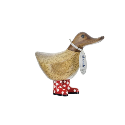 DCUK | Welly Ducky Spotty | Red