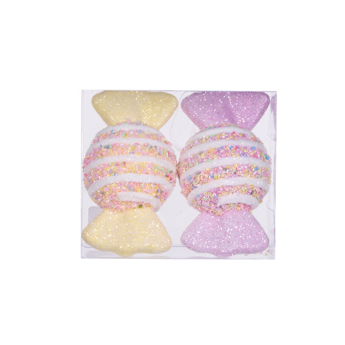 Holly & Ivy | Pastel Sprinkles Wrapped Lollies