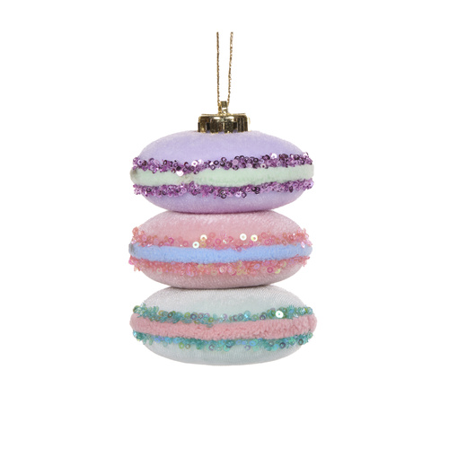 Holly & Ivy | Velour Macaron Stack Hanging