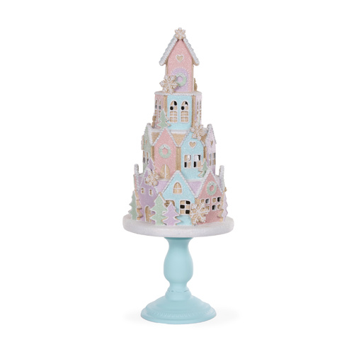 Holly & Ivy | Pastel Gingerbread Village