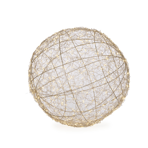 Holly & Ivy | Illuminated Spheres | Large
