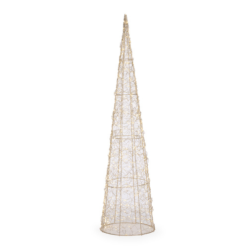 Holly & Ivy | Illuminated Cone Tree | Small