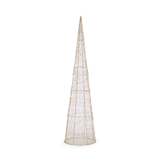 Holly & Ivy | Illuminated Cone Tree | large