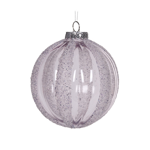Holly & Ivy | Irridescent Purple Crystal Bauble