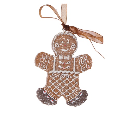 Piped Gingerbread Man Ornament