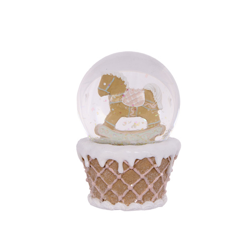 Holly & Ivy | Pastel Gingerbread Snowglobe