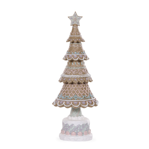 Elaborate Pastel Gingerbread Tree
