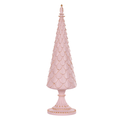 Holly & Ivy | Exquisite Pink Embossed Tree