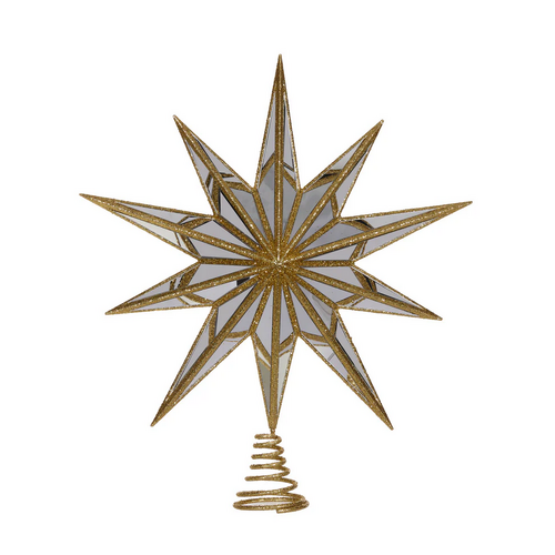 Gold Tree Topper w/ 10 Points