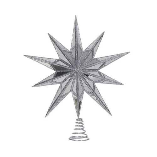 Silver Tree Topper w/ 10 Points