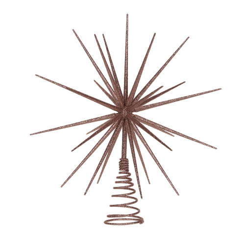 3D Starburst Rose Gold Tree Topper
