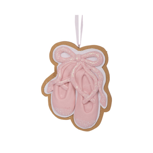 Enchanted Ballet Slippers Biscuit Ornament