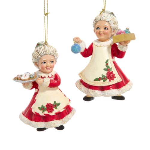 Nostalgic Mrs Claus Ornaments