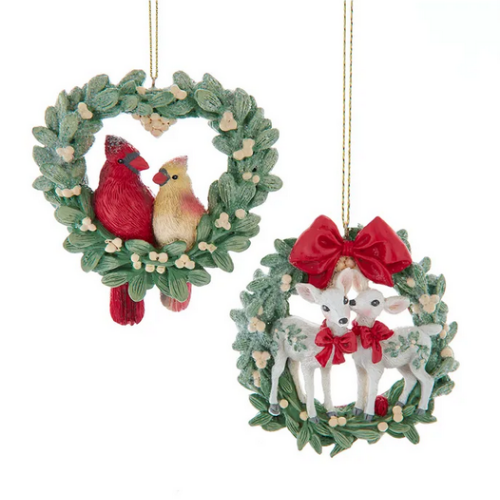 Mistletoe Wreath Ornaments