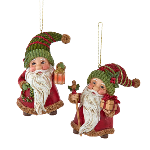 Gnome Santa Ornaments