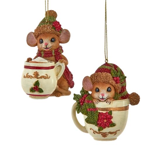 Mouse Mug Ornaments