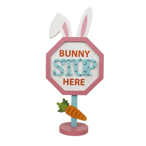 Bunny Stop Here Sign