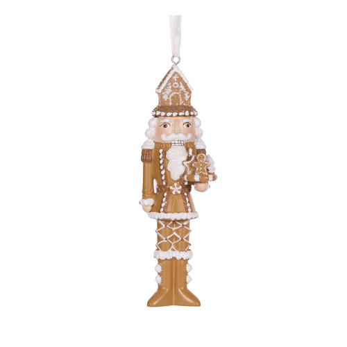 Piped Gingerbread Nutcracker Ornament