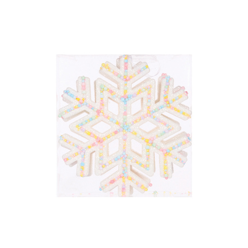 Sprinkle Snowflake Ornaments