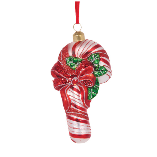 Retro CandyCane Ornament