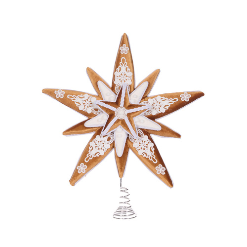 Lace Gingerbread Snowflake Tree Topper