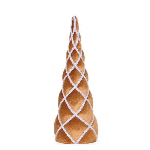 Luxe Quilted Gingerbread Tree