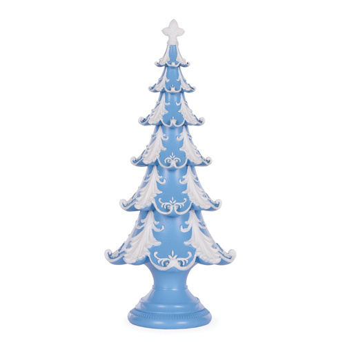 Blue & White Layered Tree