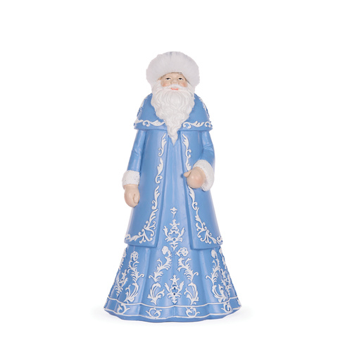 Blue & White Santa w/ Fur