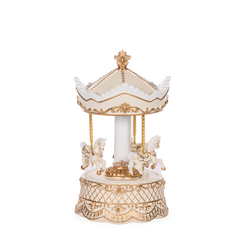 Exquisite Ivory & Gold Carousel