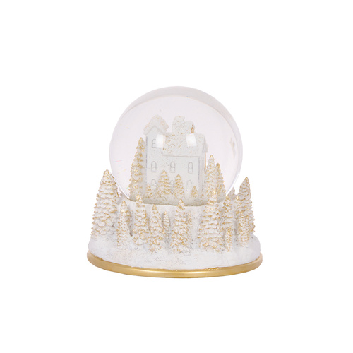 Musical Village Snow Globe