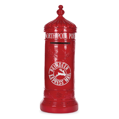 Red & White Santa Mailbox
