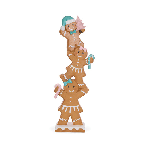 Whimsical Pastel Gingerbread Stack
