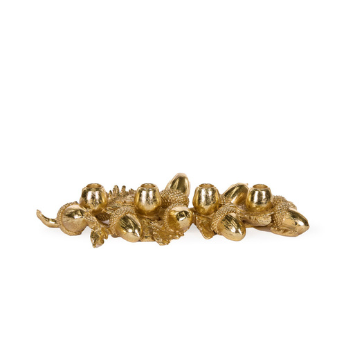 Gold Acorn TeaLight Centrepiece