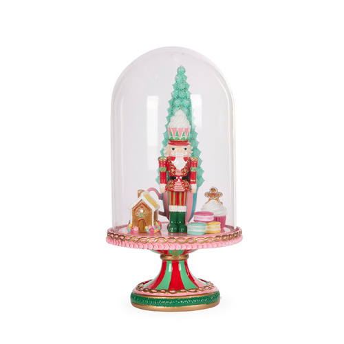 Retro Nutcracker Scene Cloche