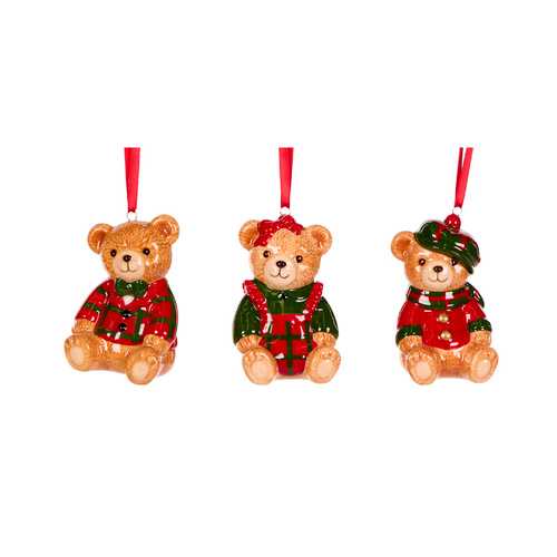 Asst Ceramic TeddyBear HO