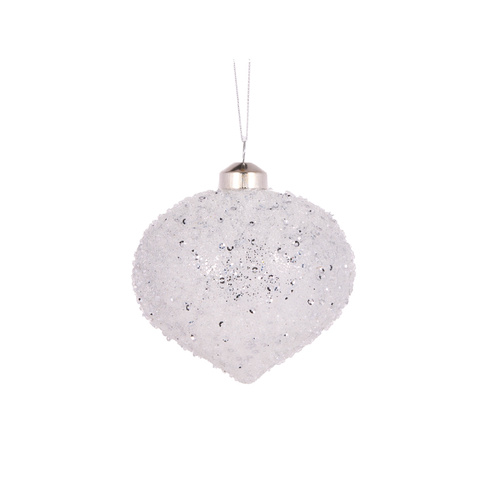 Textured Glitter Drop Onion Clear