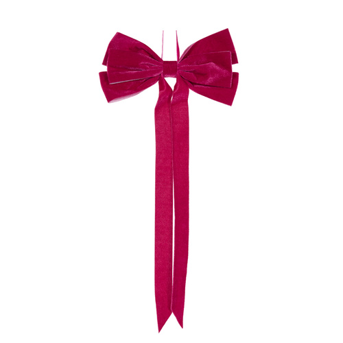 Fuschia Long Tail Bow Hanging 