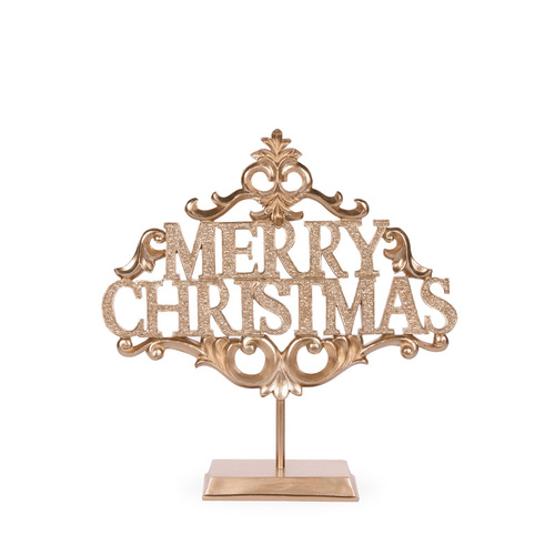 Decorative Champagne Merry Christmas