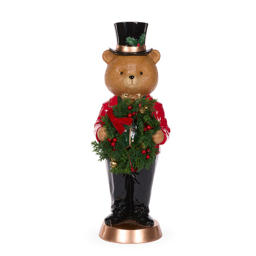 Tailored Bear w/ Wreath