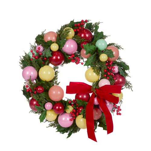 Sherbet Candle Wreath