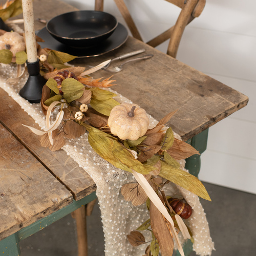 Pumpkin & Wheat Garland
