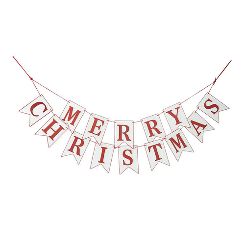 Raz | Heartfelt Holiday | Wooden Merry Christmas Garland