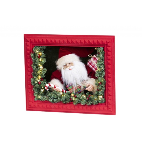 Santa in Frame LED
