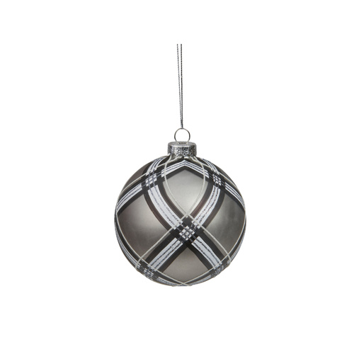 Black/Silver Bauble